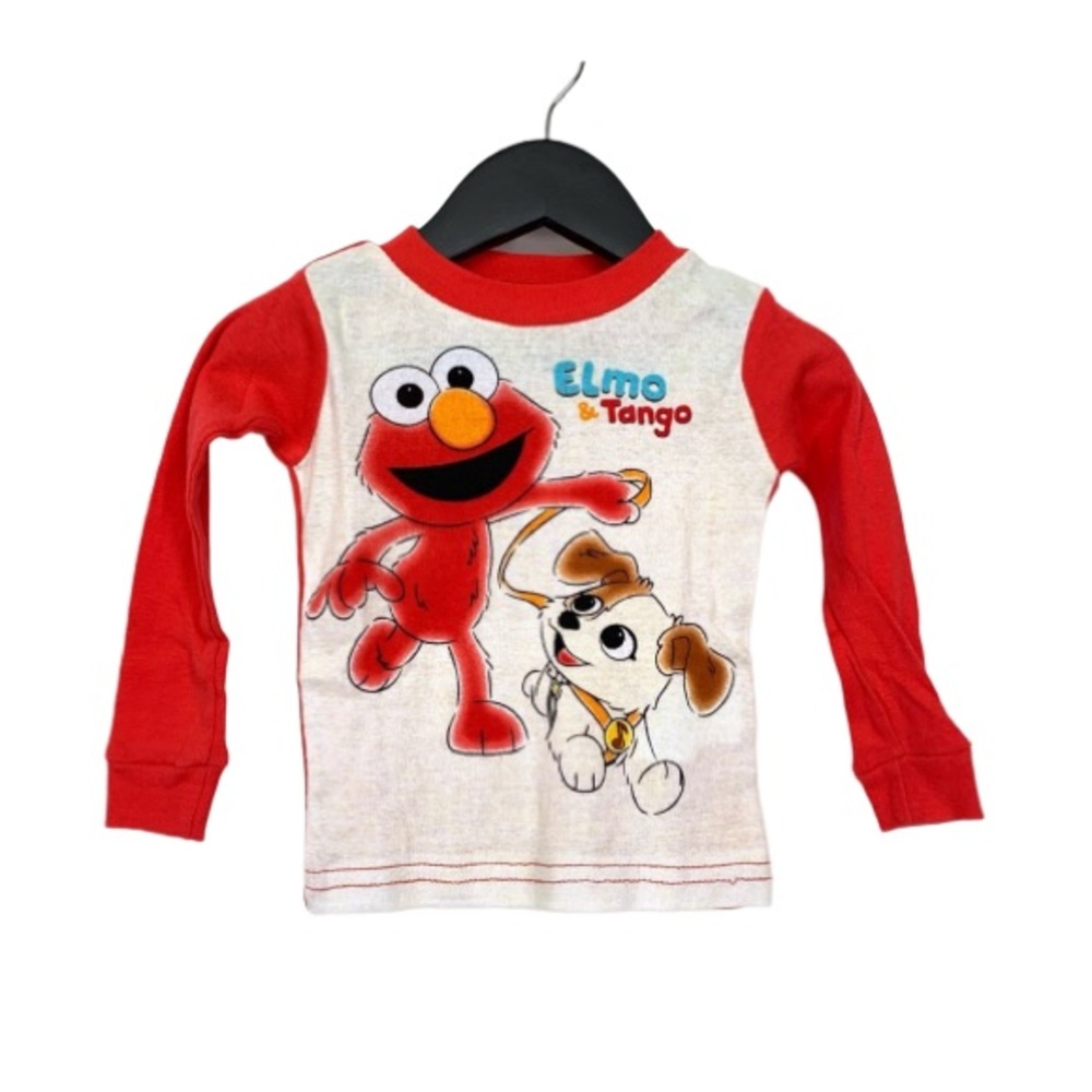 Sesame Street Elmo & Tango Long Sleeve Pajama Shirt New Baby Unisex Size 12M
